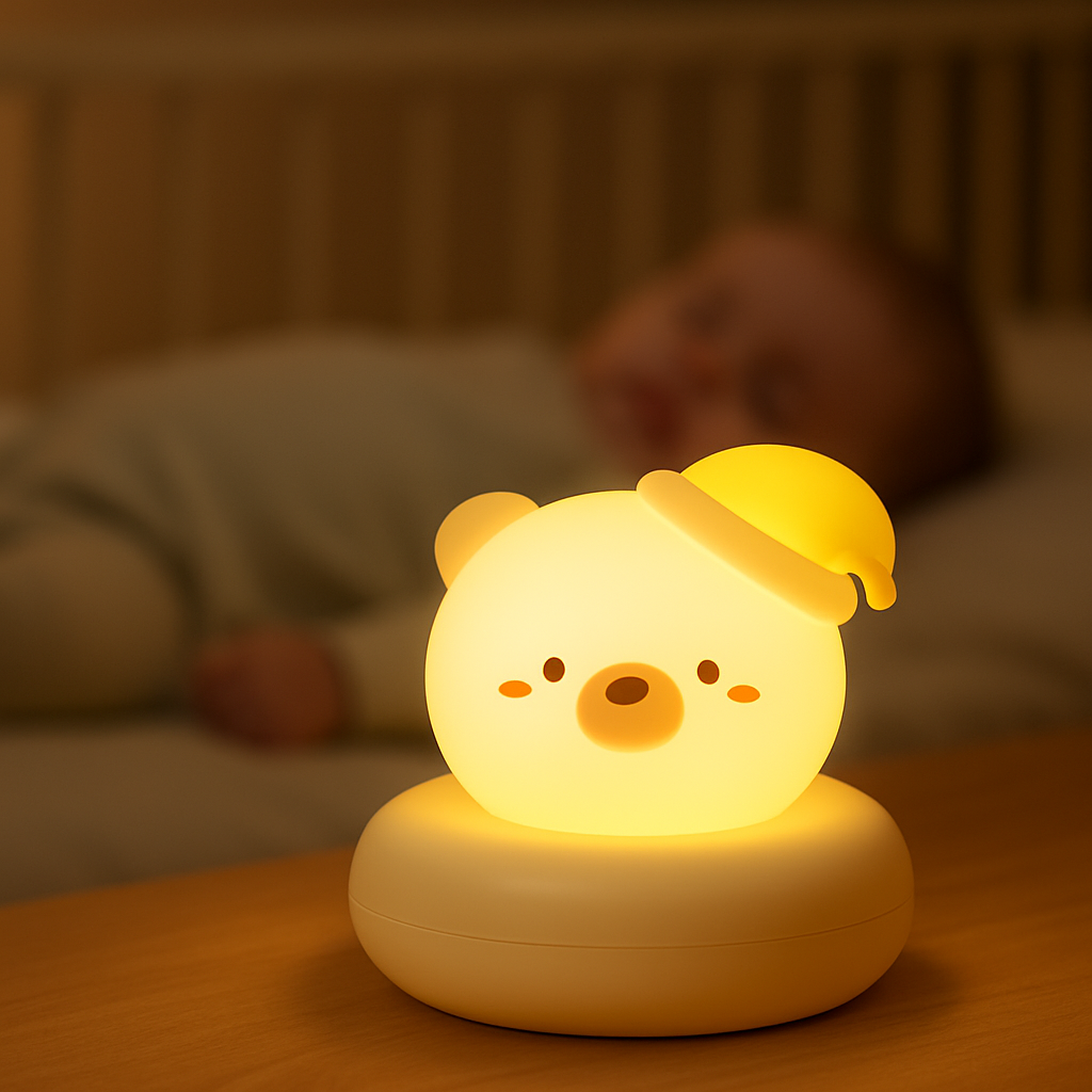 Veilleuse NoovaKids™ – Boubou l’Ourson Apaisant