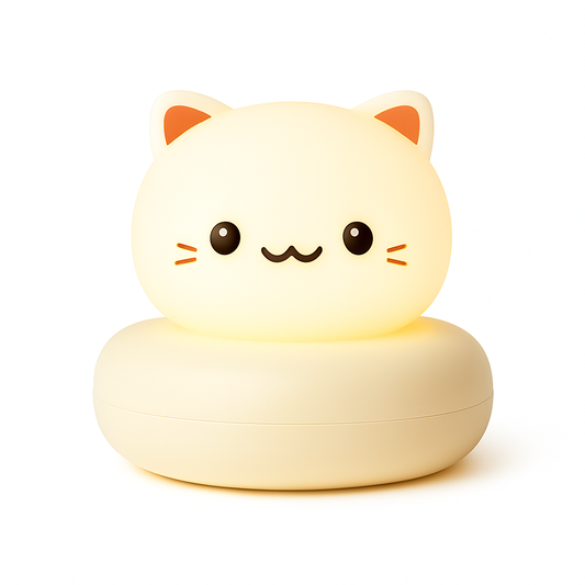 Veilleuse NoovaKids™ – Mochi le Chat Apaisant