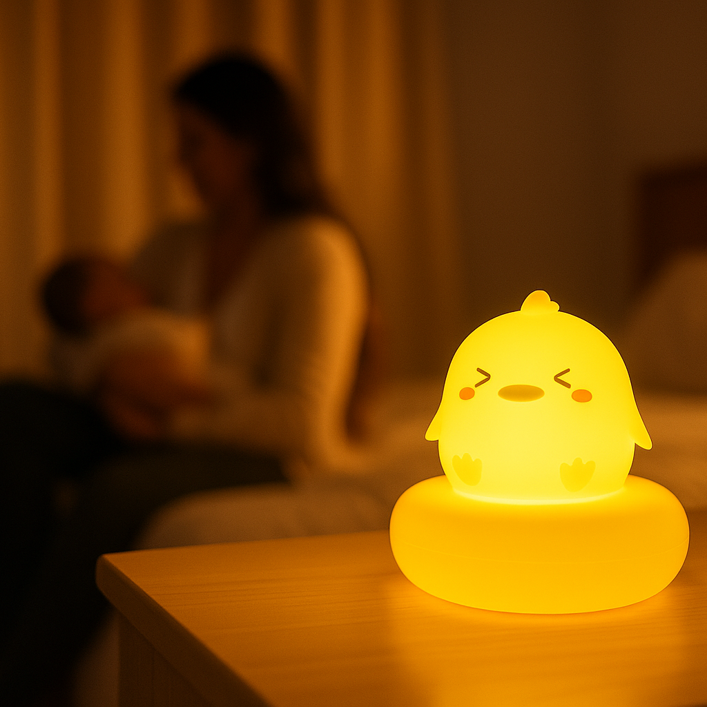 Veilleuse NoovaKids™ – Piko le Poussin apaisant